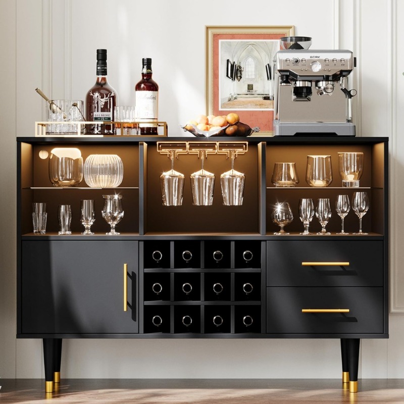 Home Bar And Cabinet - NEW - Bar Cabinet and Coffee
