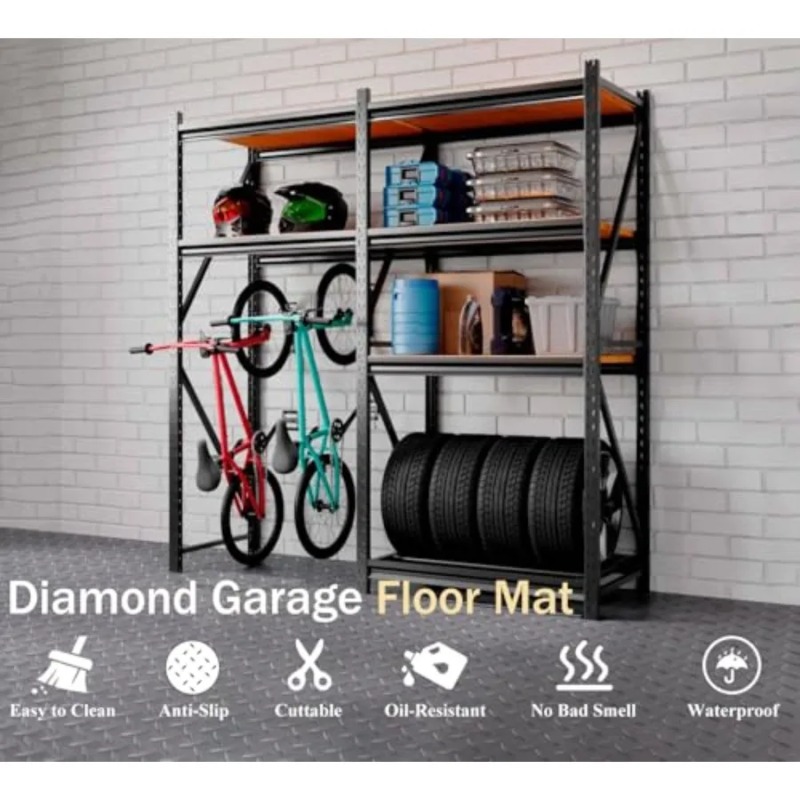 Garage Floor Mat,Thickened PVC - Bar Mat Rubber のレビューと価格