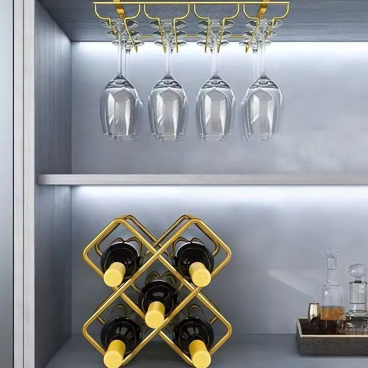 5 Grid Iron Metal Wine Rack Re - Home Bar And Cabinet のレビューと価格