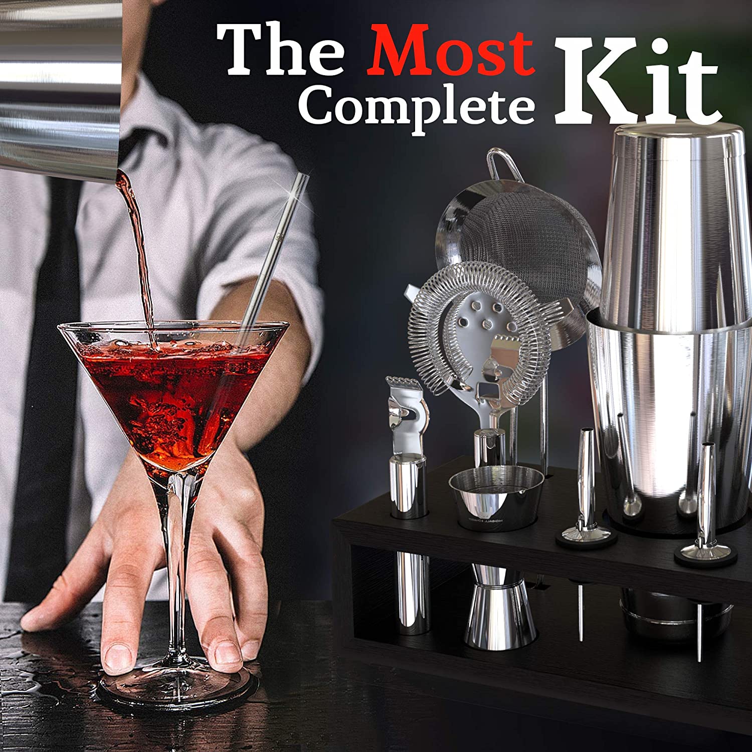 stllCamol 14-Piece Stainless S - Boston Shaker Set のレビューと価格