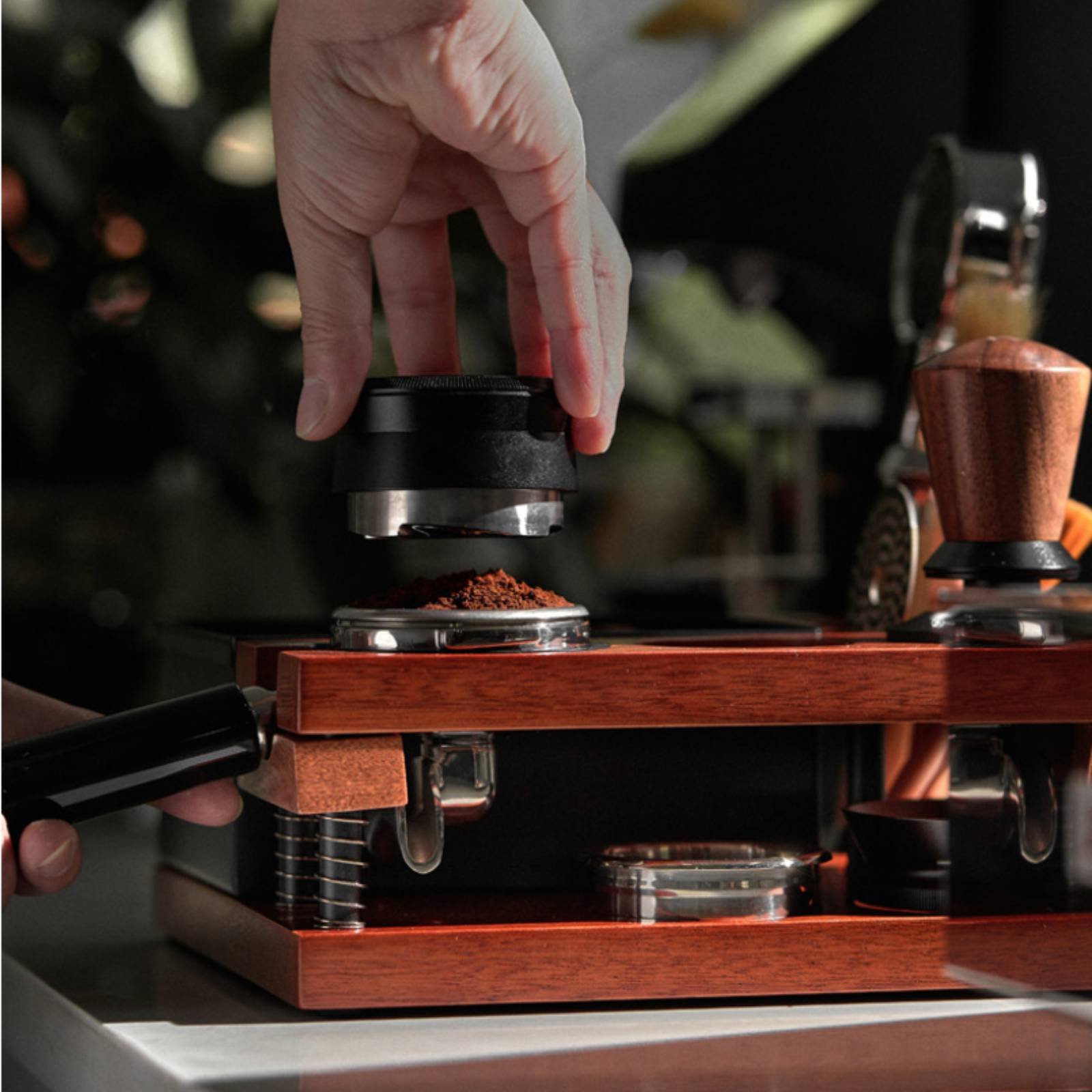 Wood Tamping Station Multi-Fun - Home Barista のレビューと価格