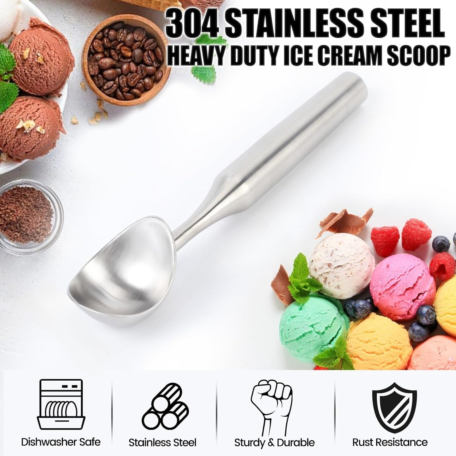 304 Stainless Steel Ice Cream  - Ice Pick Pick のレビューと価格