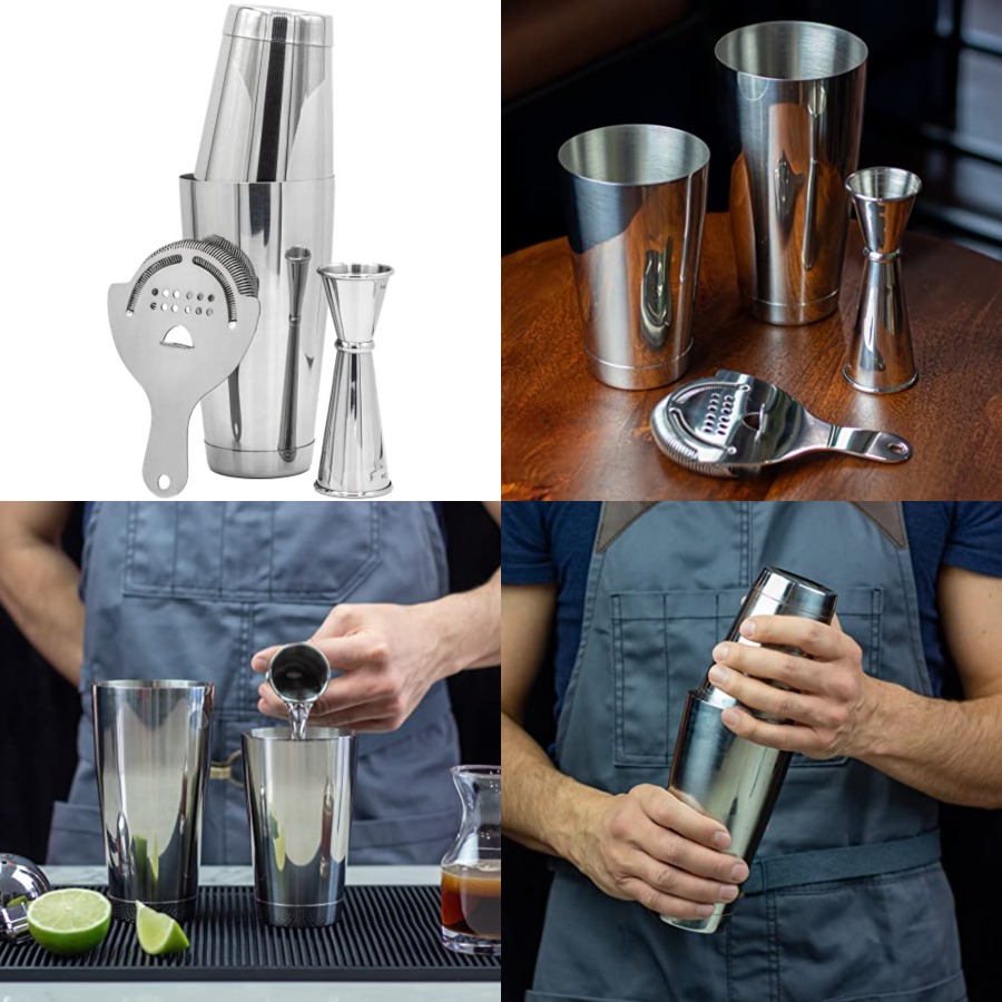 Professional Cocktail Shaker S - Boston Shaker Set のレビューと価格
