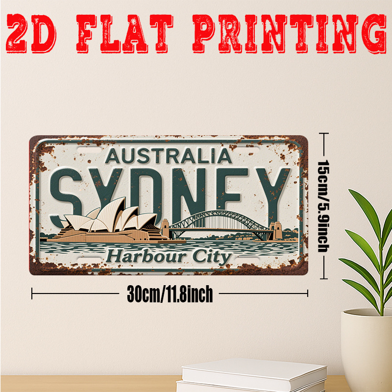 Tin Sign - Australia Sydney Ha - Home Bar Sydney のレビューと価格