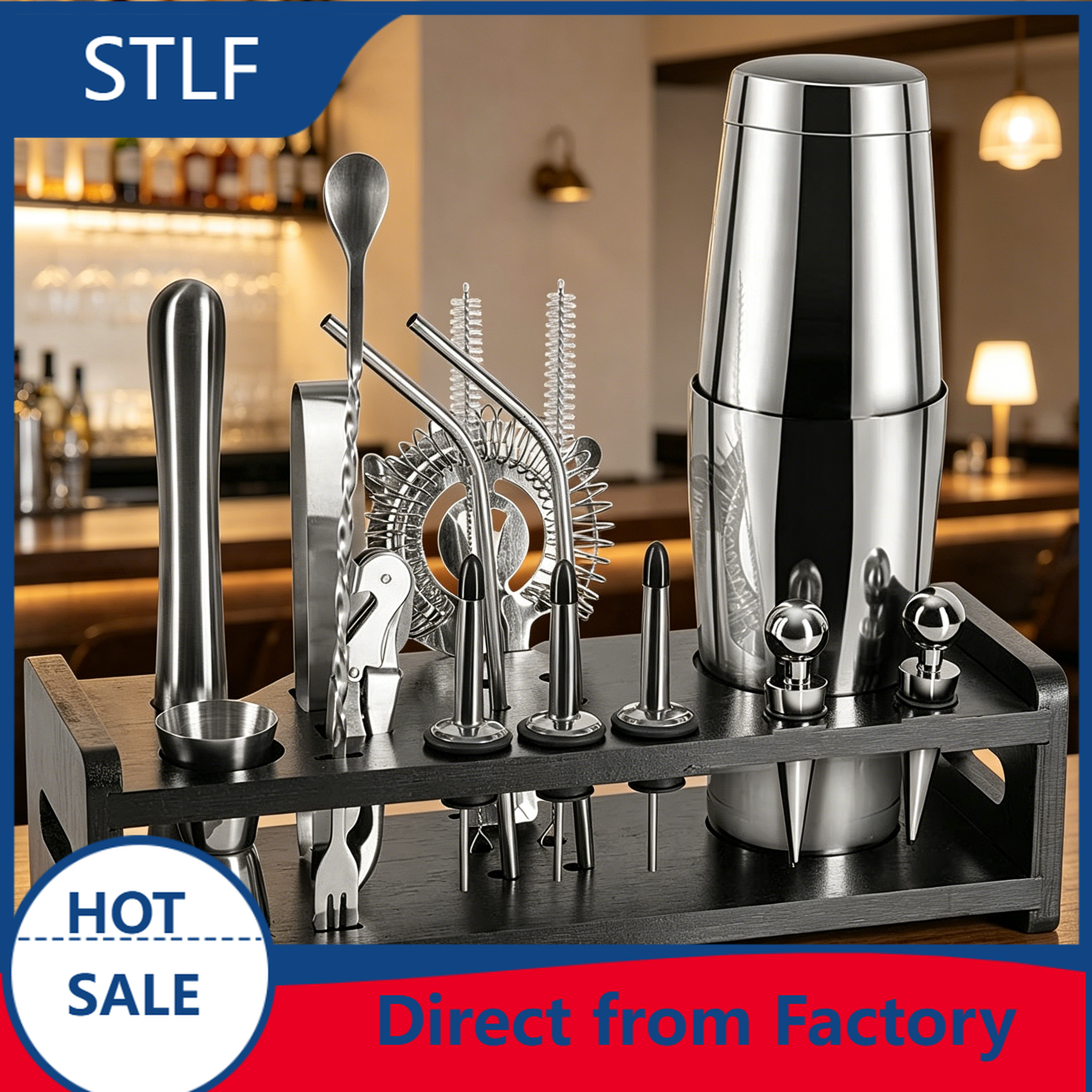 stllCocktail Shaker Set 18 Pie - Boston Shaker Set のレビューと価格