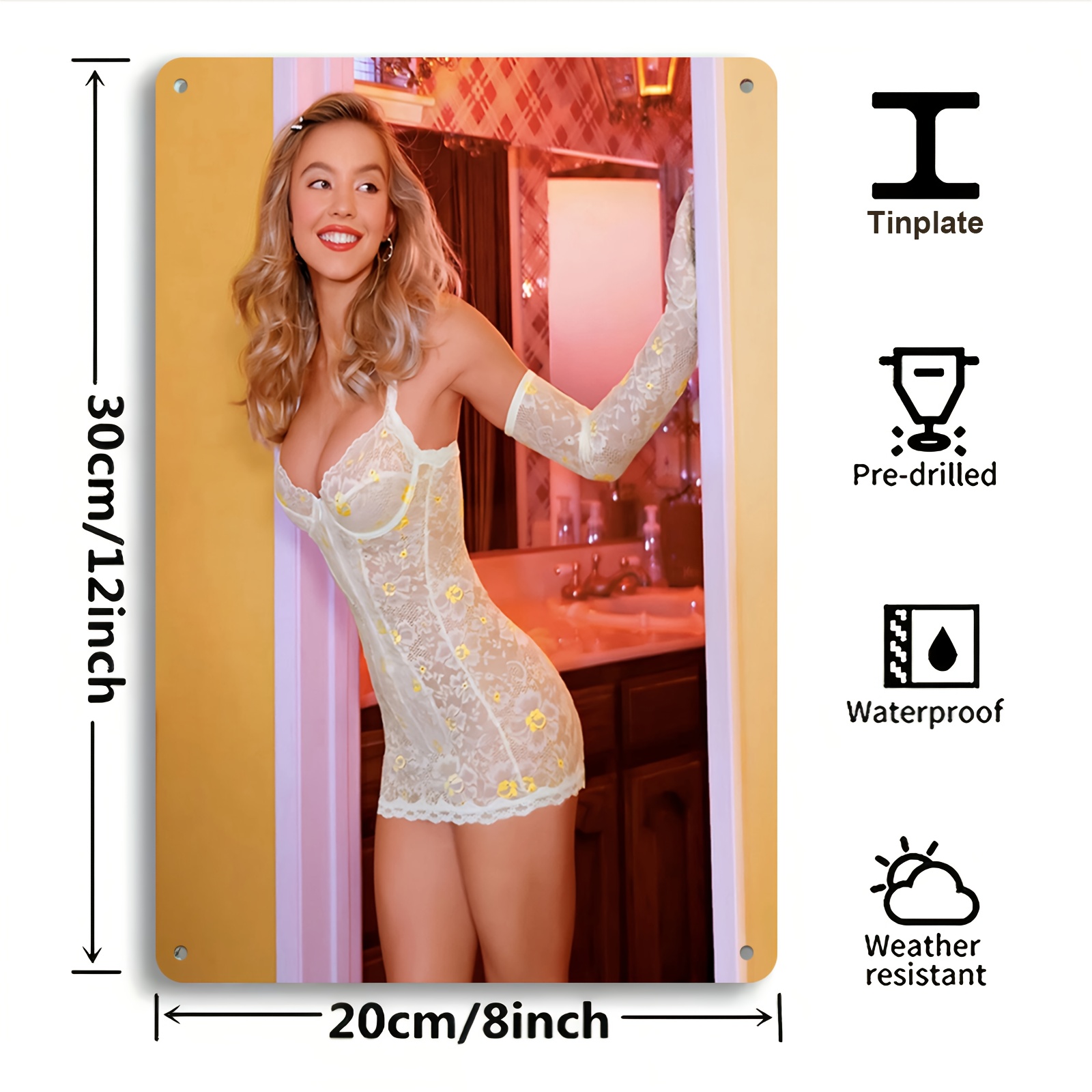 Sydney Sweeney Euphoria Metal  - Home Bar Sydney のレビューと価格