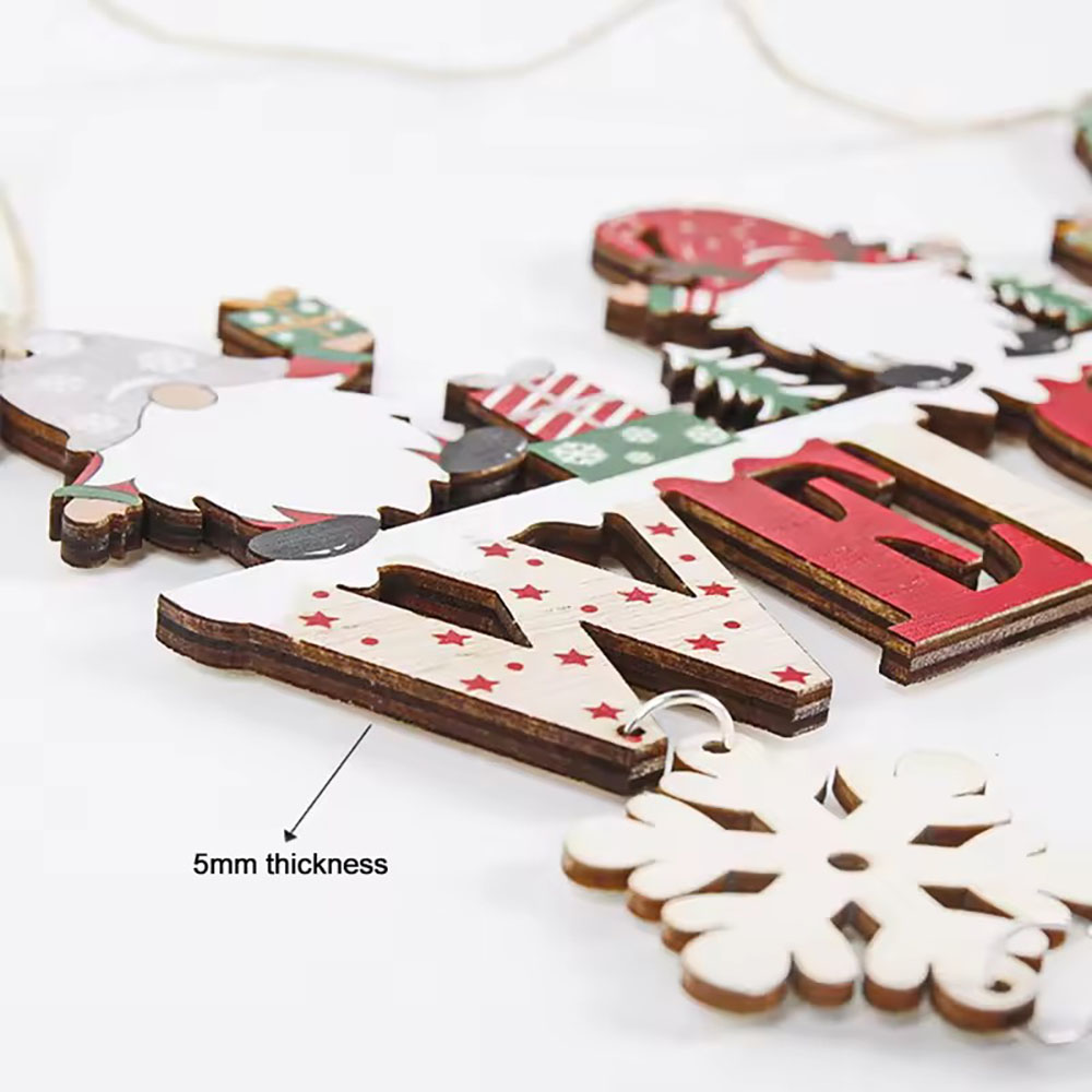 Wooden Christmas Hanging Penda - Home Bargains のレビューと価格