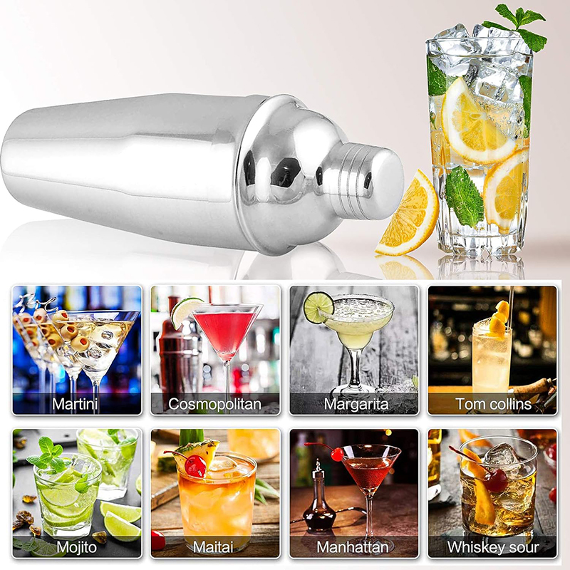 750ml Stainless Steel Cocktail - Boston Shaker Set のレビューと価格