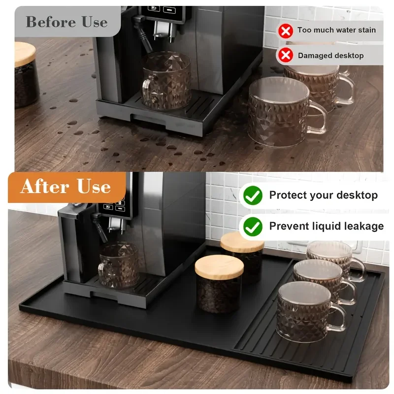 2-in-1 Silicone Coffee Bar Mat - Bar Mat Rubber のレビューと価格