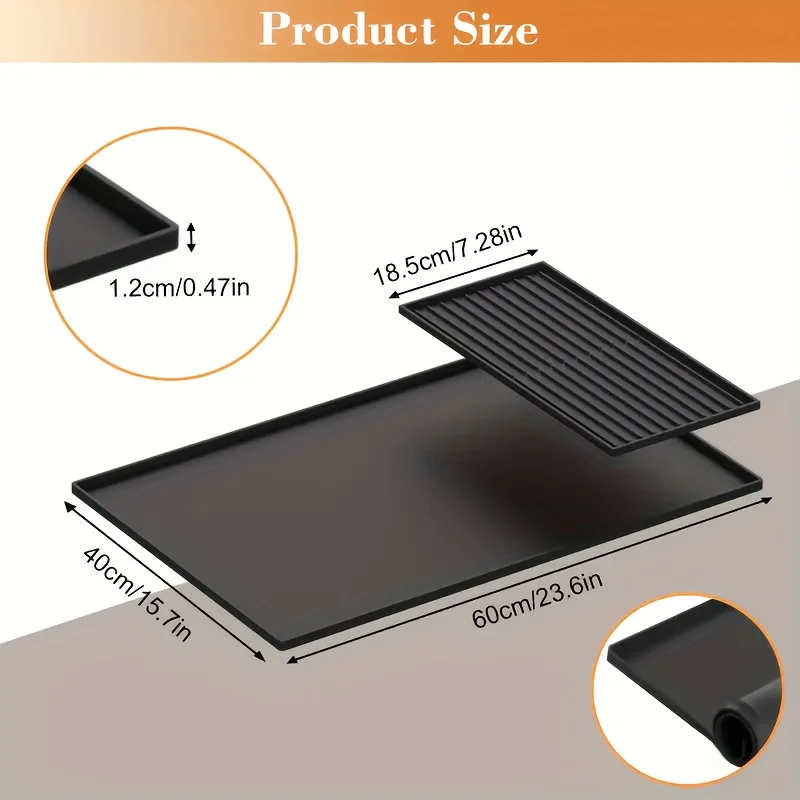 2-in-1 Silicone Coffee Bar Mat - Bar Mat Rubber のレビューと価格