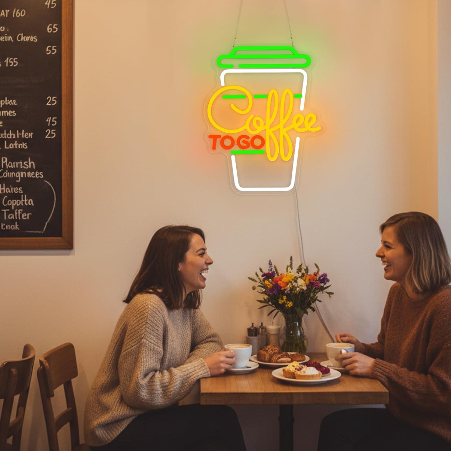 Coffee Neon Sign USB Dimmable  - Home Bar And Coffee のレビューと価格