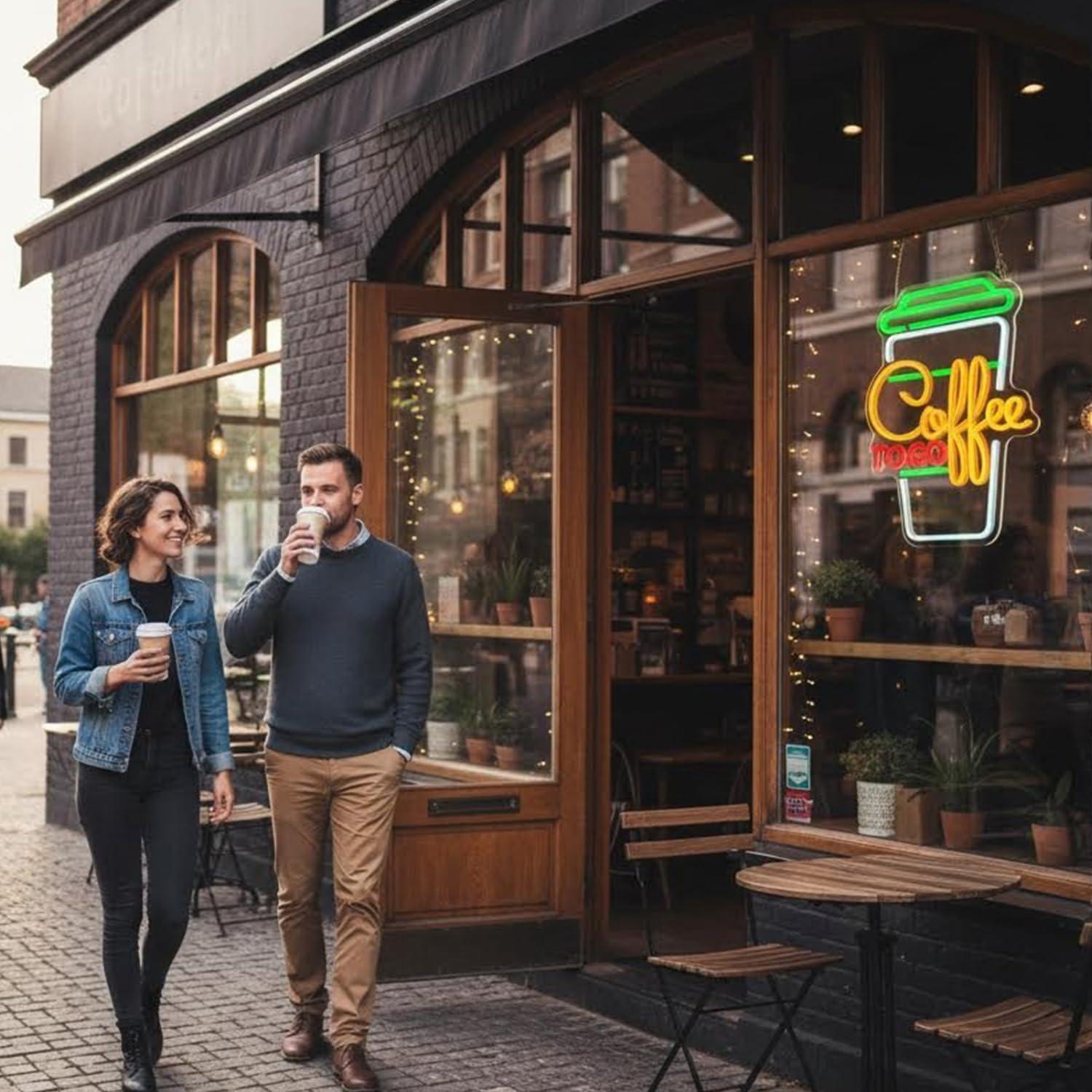 Coffee Neon Sign USB Dimmable  - Home Bar And Coffee のレビューと価格