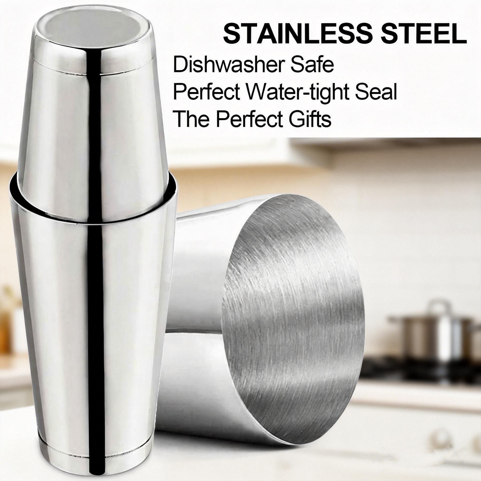 stllCamol Cocktail Shaker Bost - Boston Shaker Set のレビューと価格