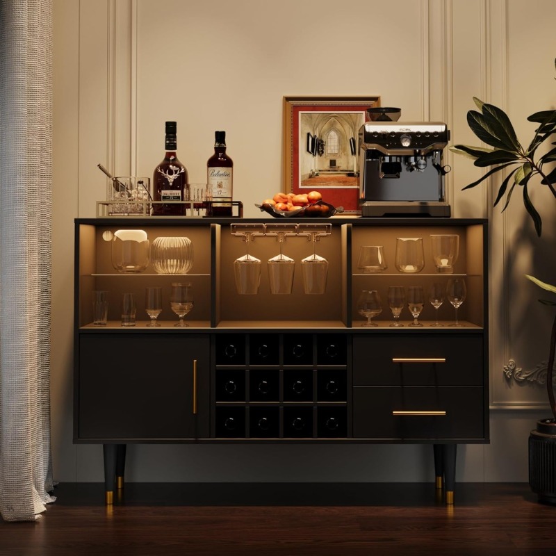 NEW - Bar Cabinet and Coffee B - Home Bar And Cabinet のレビューと価格