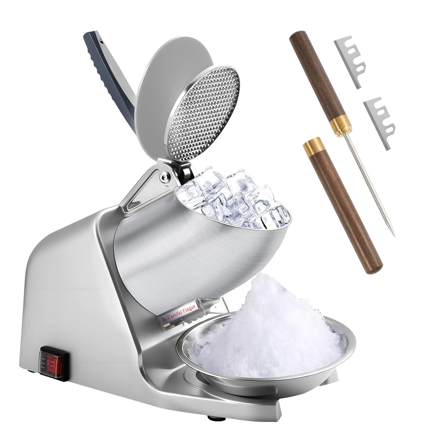 186lbs/h Dual Blade Ice Shaver - Ice Pick Pick のレビューと価格
