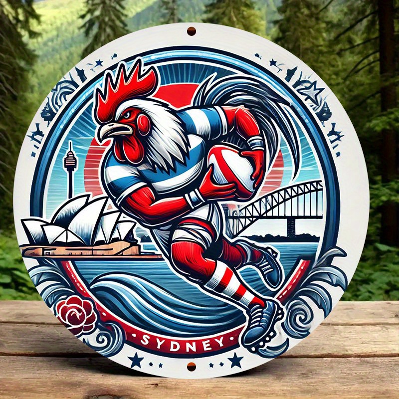 A vibrant Sydney Roosters wall - Home Bar Sydney のレビューと価格