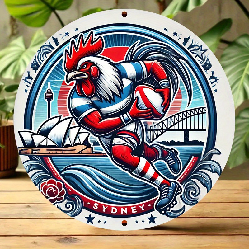 A vibrant Sydney Roosters wall - Home Bar Sydney のレビューと価格