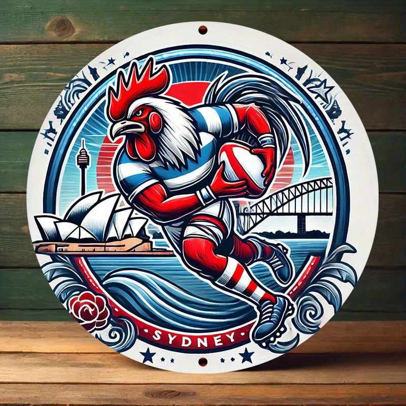 A vibrant Sydney Roosters wall - Home Bar Sydney のレビューと価格