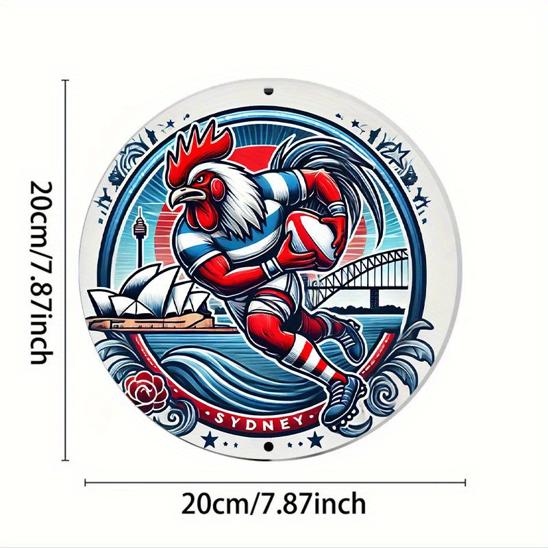 A vibrant Sydney Roosters wall - Home Bar Sydney のレビューと価格