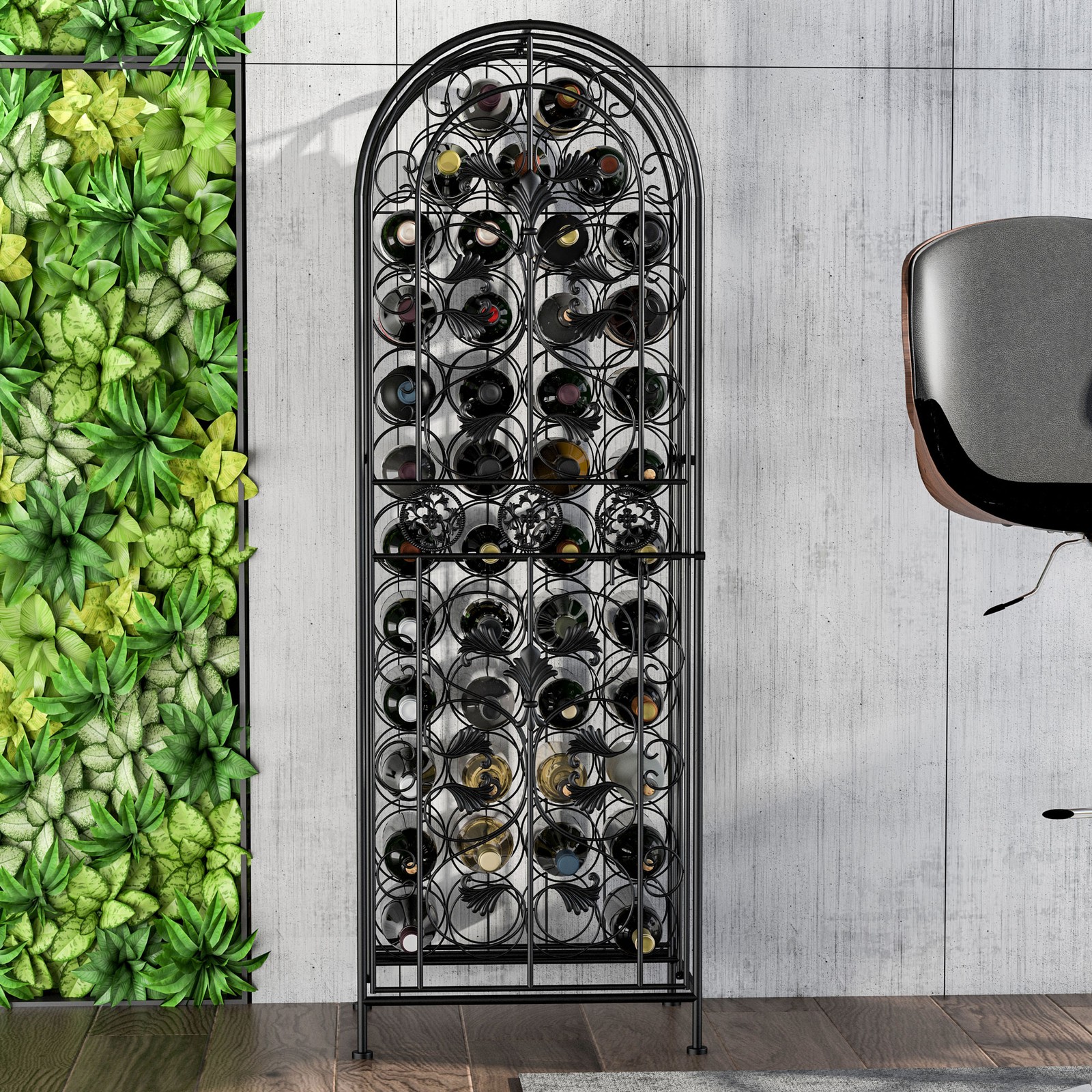 Free Standing Wine Rack 45 Bot - Home Bar And Cabinet のレビューと価格