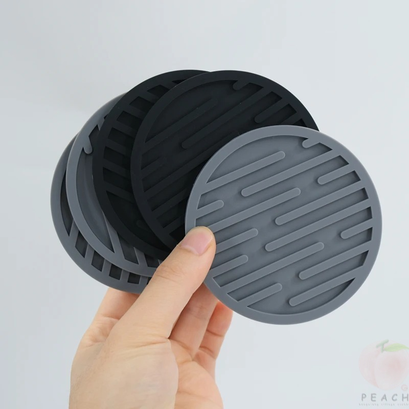 10cm Silicone Coasters Round H - Bar Mat Rubber のレビューと価格