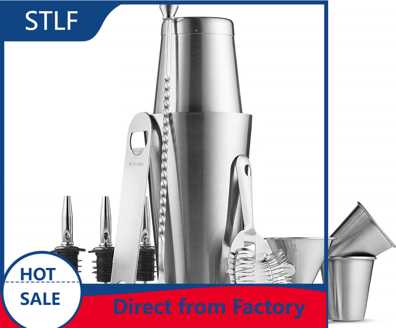 stllFactory Custom Stainless S - Boston Shaker Set のレビューと価格