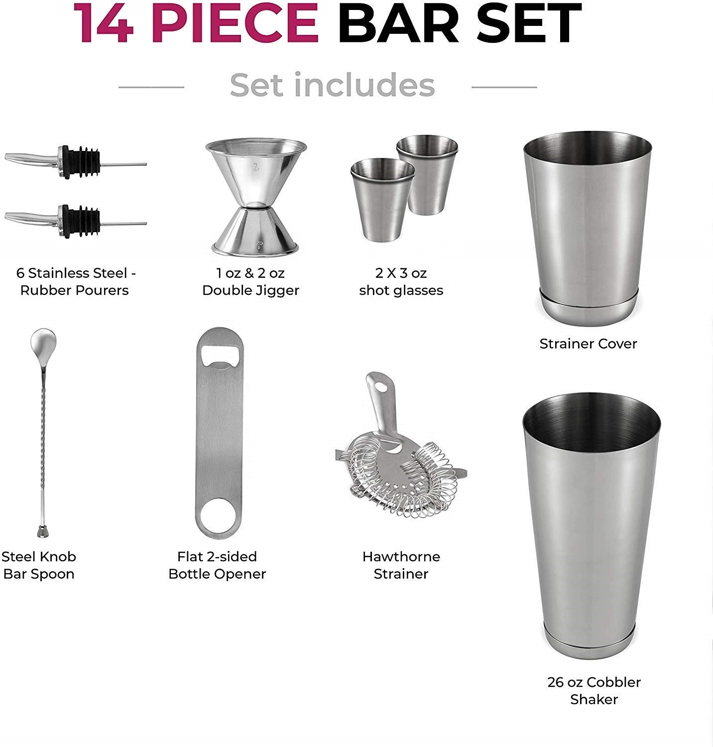 stllFactory Custom Stainless S - Boston Shaker Set のレビューと価格