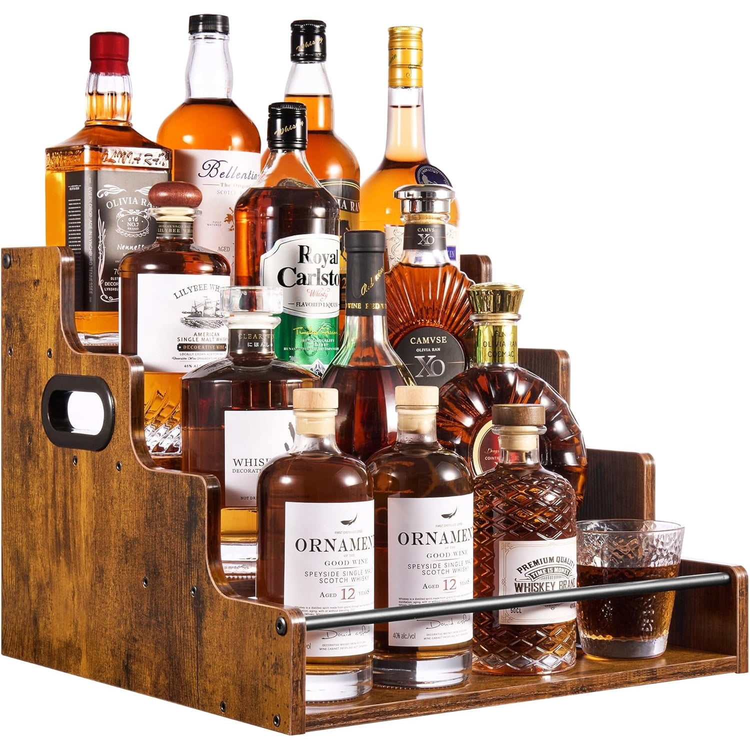 Liquor Bottle Display Shelf, C - Home Bargains のレビューと価格