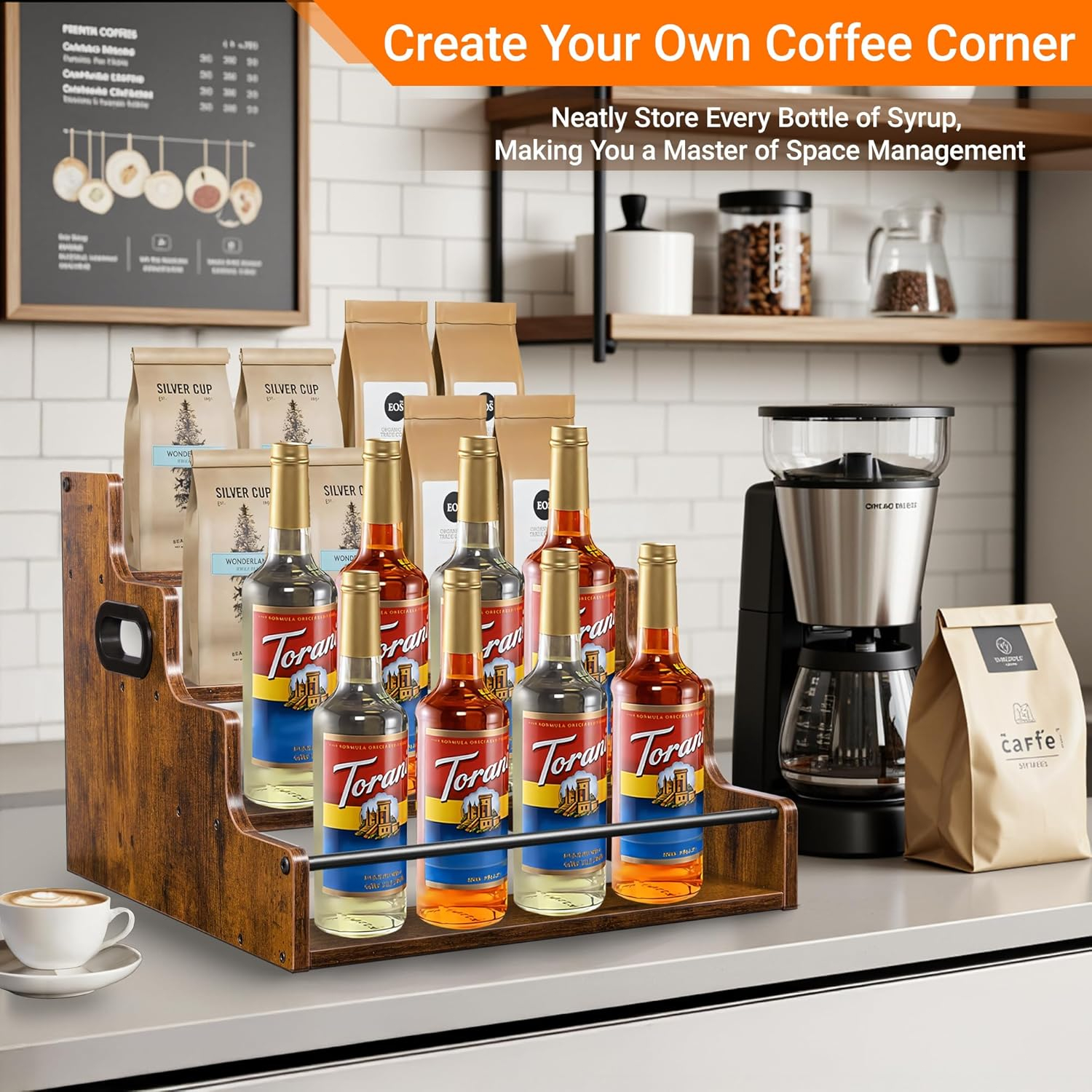 Liquor Bottle Display Shelf, C - Home Bargains のレビューと価格