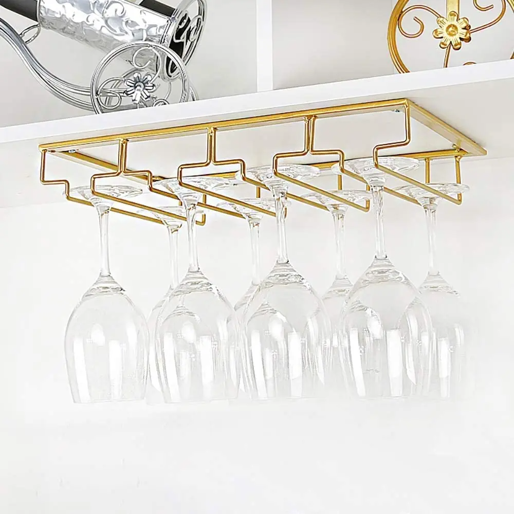 Wine Glass Hanger Rack for Bar - Home Bar And Cabinet のレビューと価格