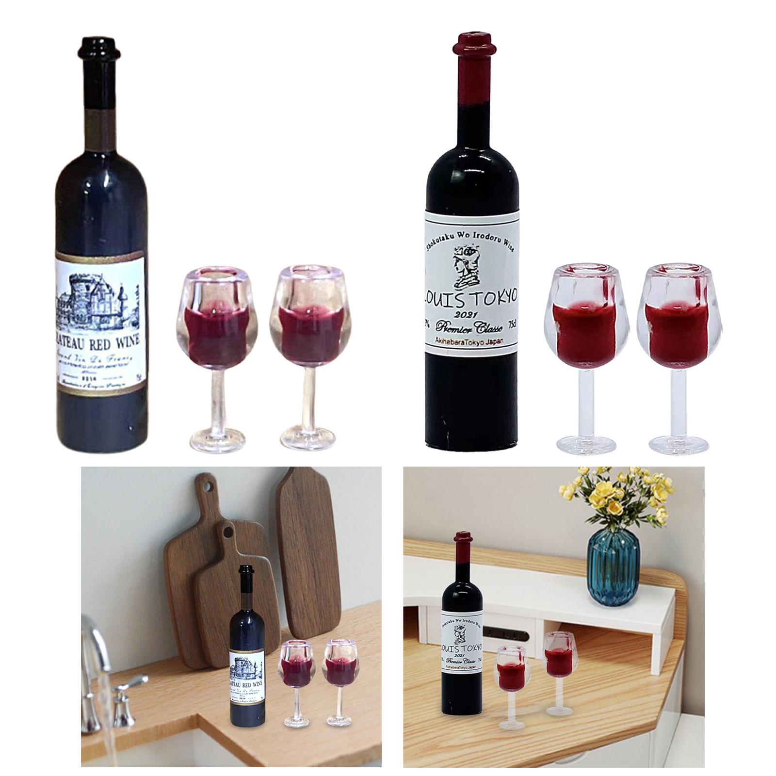 1/12 Scale Dollhouse Wine Bott - Home Bar Supplies のレビューと価格