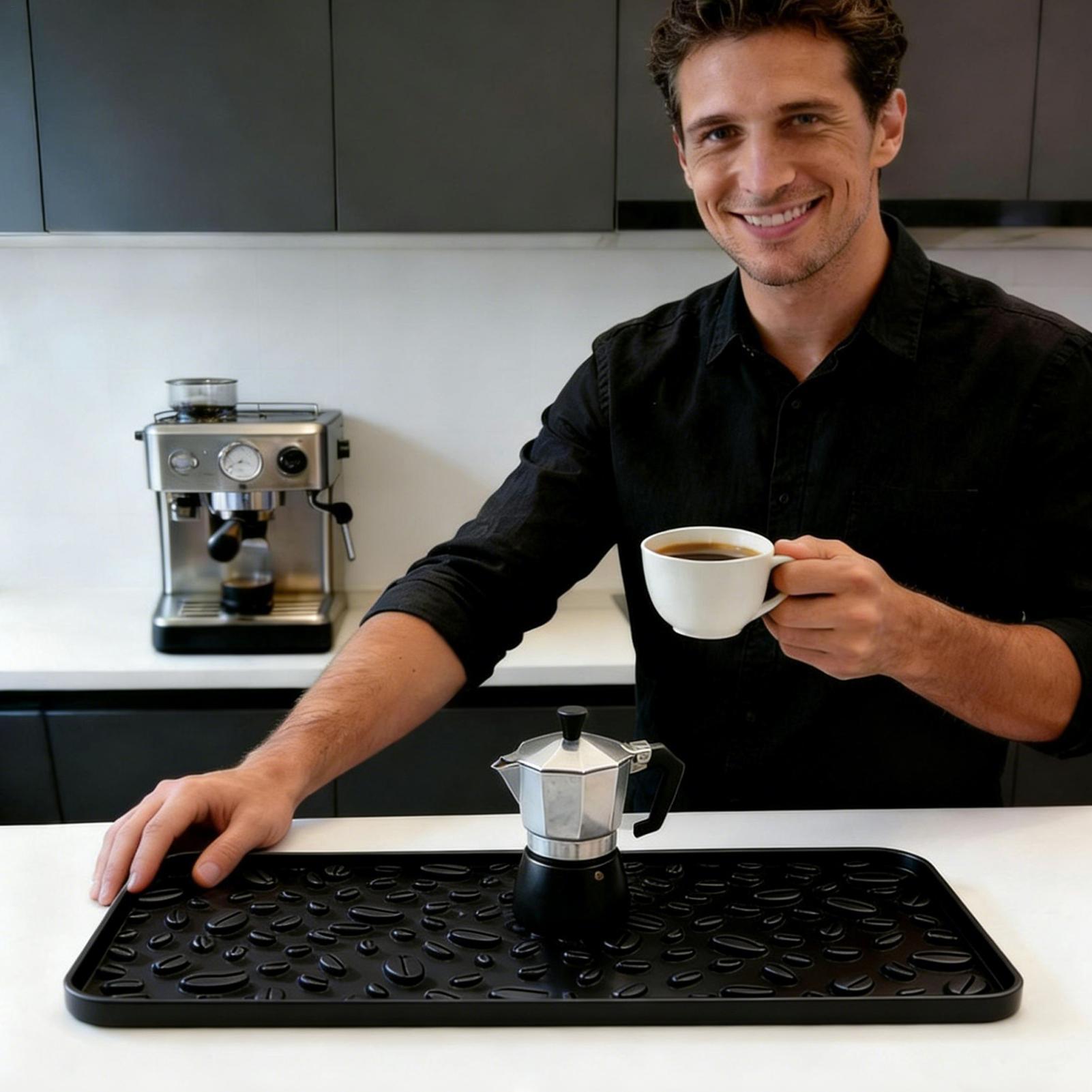 Coffee Mat Non-Slip Heat Insul - Bar Mat Rubber のレビューと価格