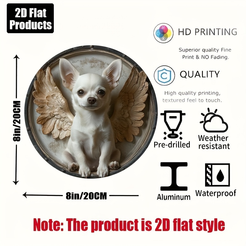 2D Flat, 1pc, Chihuahua Theme, - Home Bar And Coffee のレビューと価格