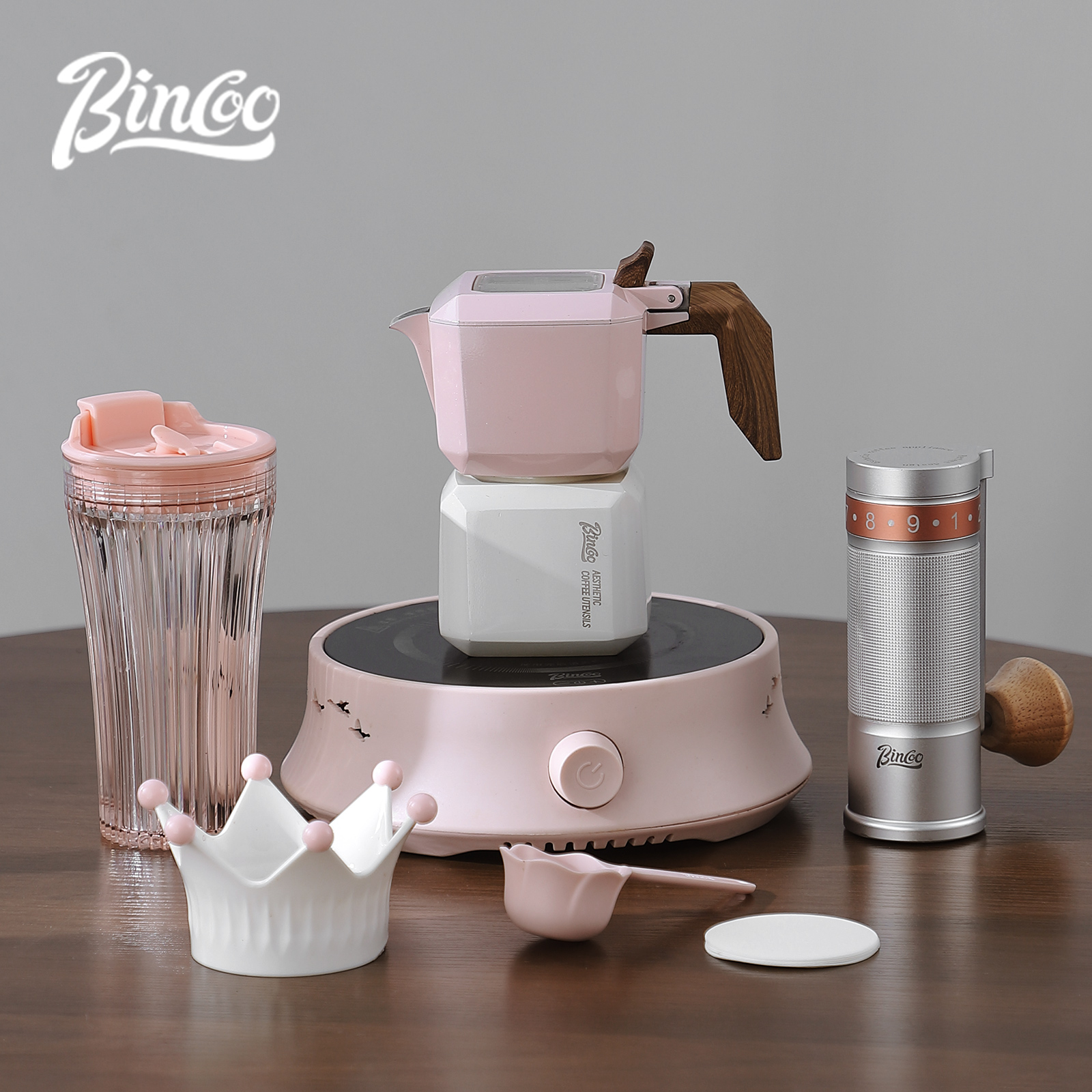 BINCOO Dual Valve Moka Pot Squ - Home Barista のレビューと価格