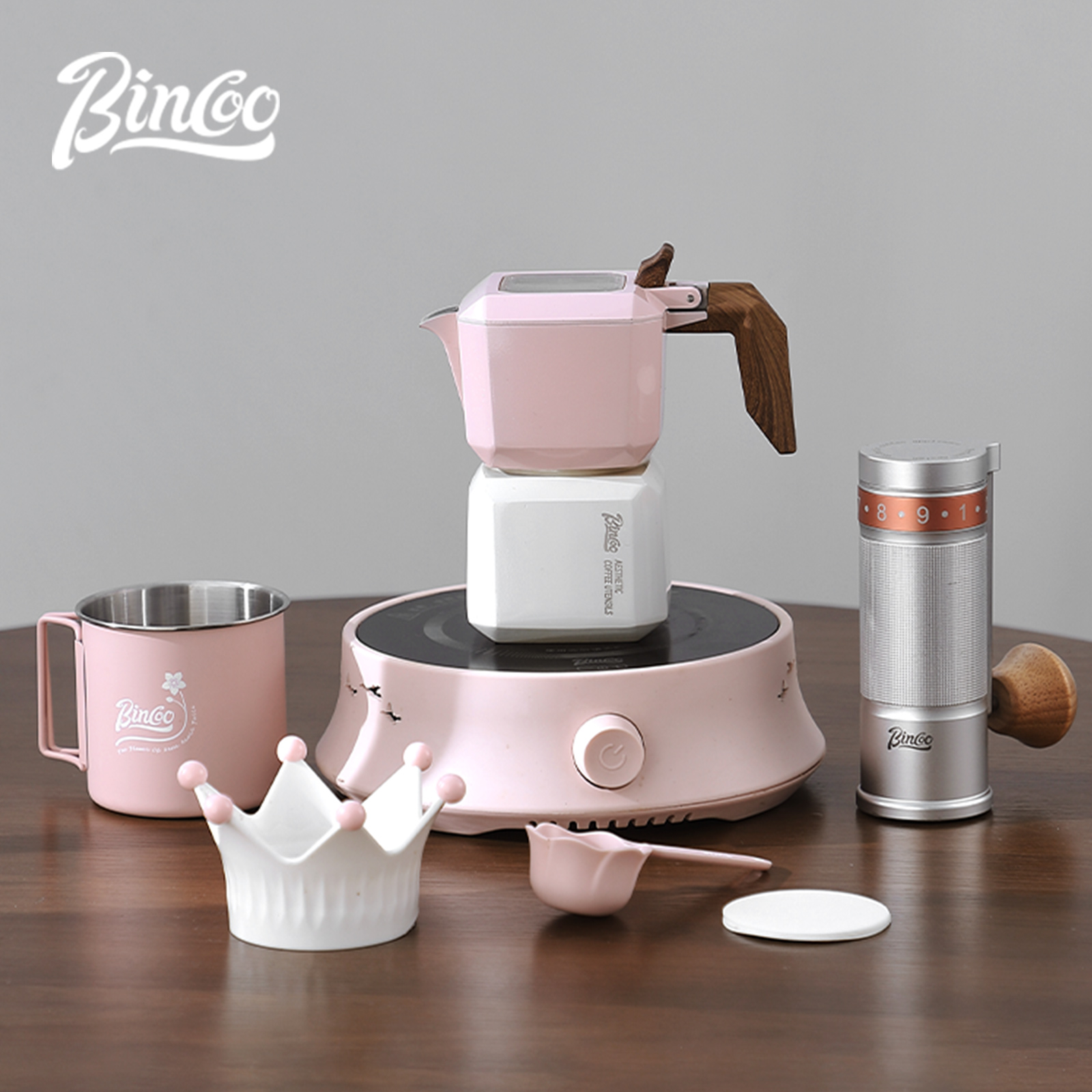 BINCOO Dual Valve Moka Pot Squ - Home Barista のレビューと価格