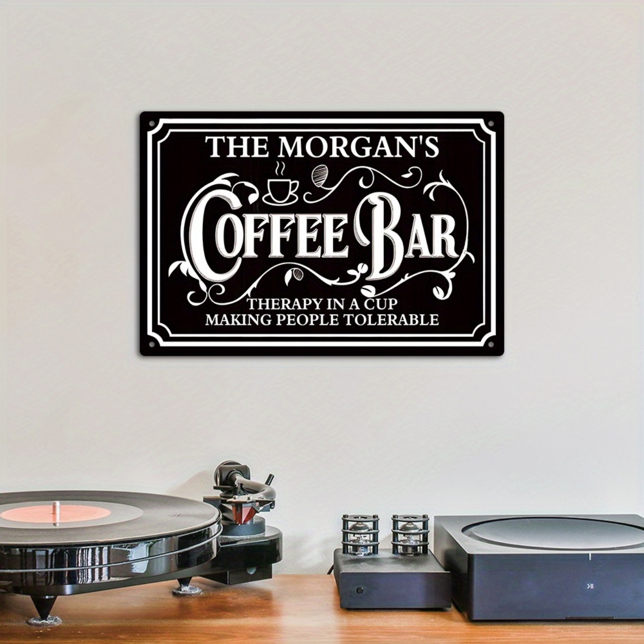 1pc Personalized The Morgan's  - Home Bar And Coffee のレビューと価格