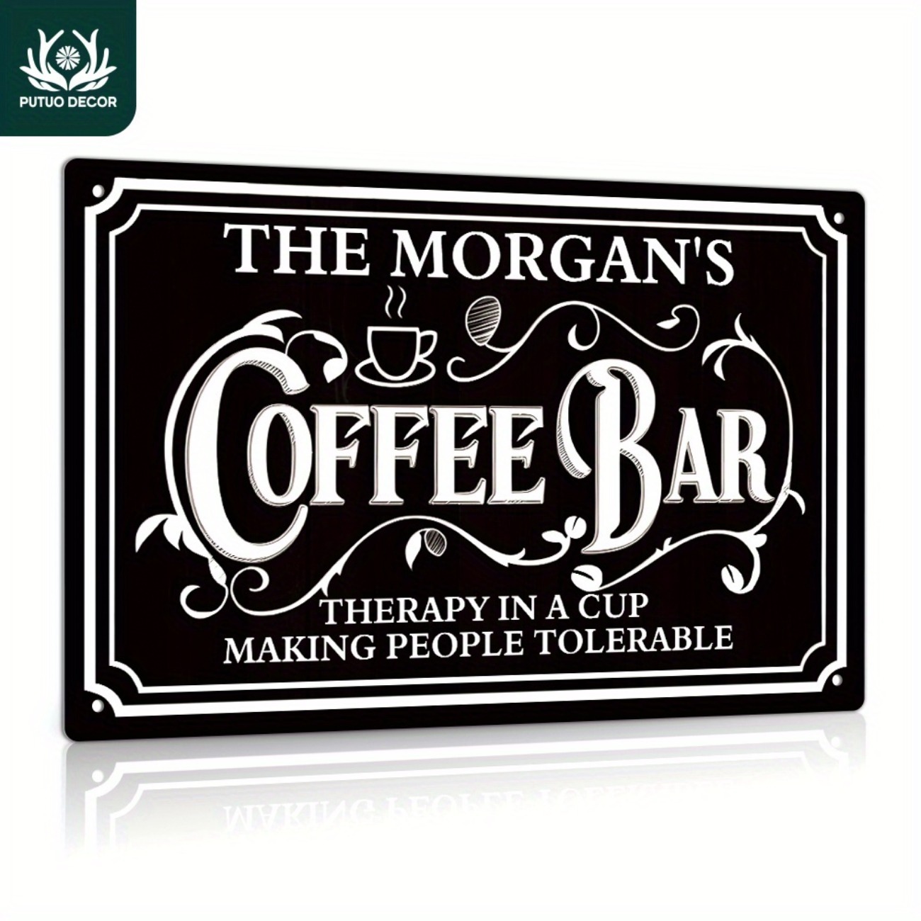 1pc Personalized The Morgan's  - Home Bar And Coffee のレビューと価格