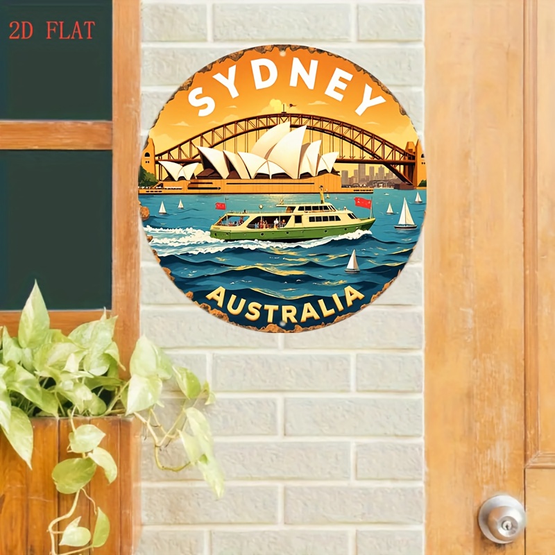 2D Metal Sign Sydney Australia - Home Bar Sydney のレビューと価格