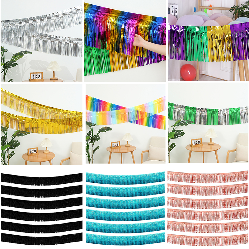 30x300CM Foil Fringe Garland S - Home Bargains のレビューと価格