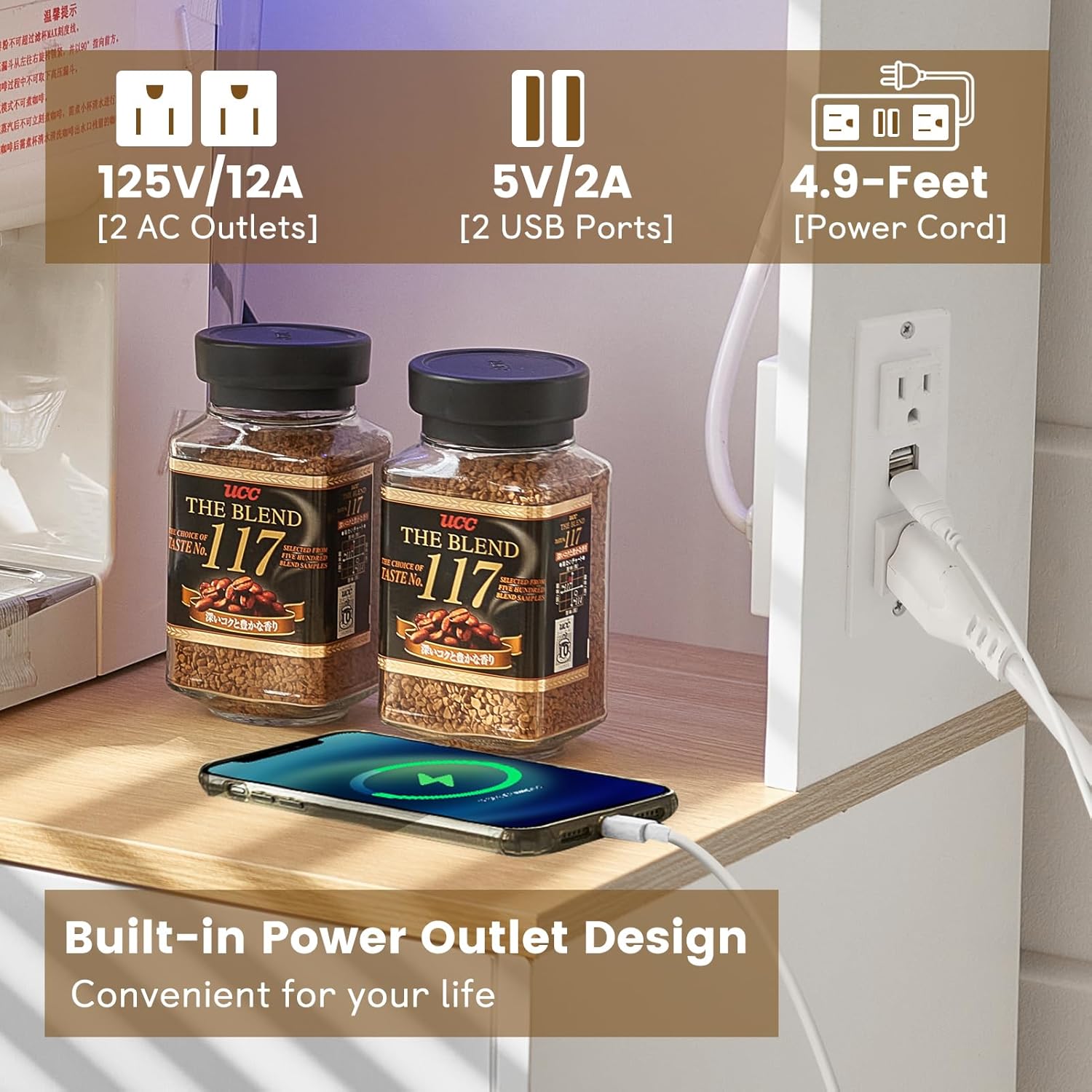 Wine Bar Cabinet with Power Ou - Home Bar And Cabinet のレビューと価格